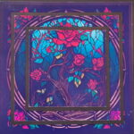 Rose - Dark Red - Card