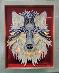 Wolf Mandala - Lighted